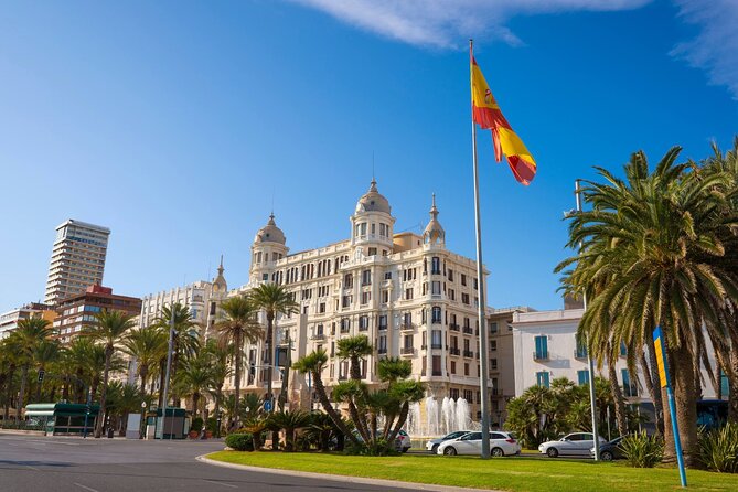 Alicante Tour: Full City, Castle, Market & Tapas Experience - Flower-filled streets in Santa Cruz