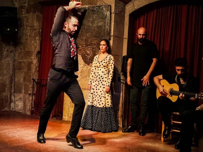 Barcelona: City Tour & Flamenco Show with Wine & Tapas - From medieval lanes to the Born district