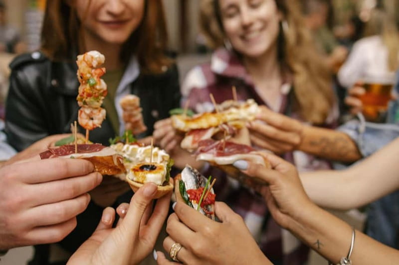 Barcelona: Food Walking Tour with Tapas and Wine - Four eateries, with the awkward restaurant search removed