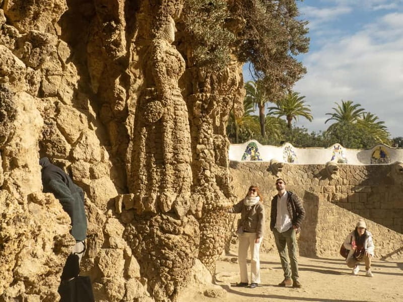 Barcelona in 1 Day: Sagrada Familia, Park Guell, Mila, tapas - Park Güell’s Mosaics and City Views