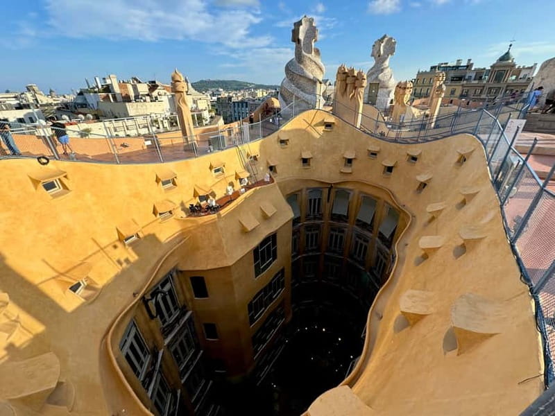 Barcelona in 1 Day: Sagrada Familia, Park Guell, Mila, tapas - Entering Sagrada Familia for the Final 90 Minutes