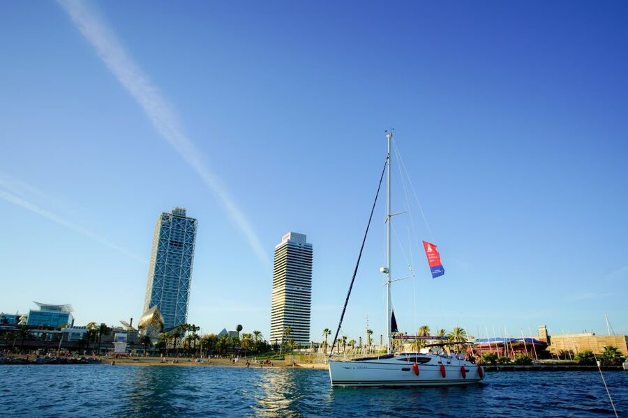 Barcelona: Sailing Tour with Spanish Tapas and Drinks - Setting out from Port Olímpic