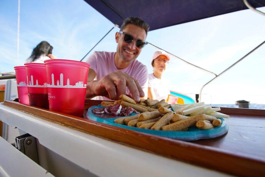 Barcelona: Sailing Tour with Spanish Tapas and Drinks - Barcelona from the sea