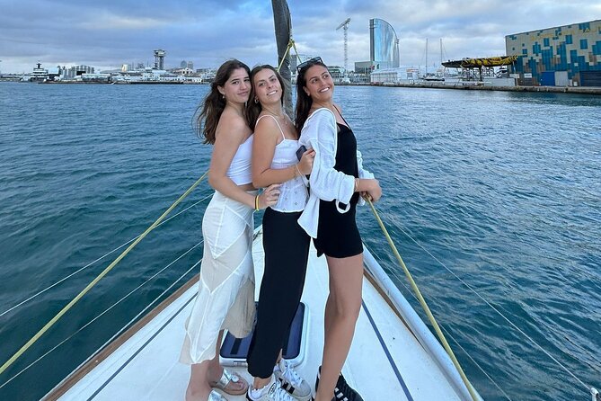 Barcelona: Sailing Tour with Tapas, Drinks, Swim & Sunset Option - Barcelona from offshore, including the sunset option
