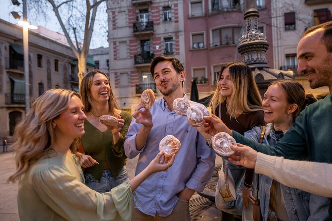 Barcelona Side Streets Tapas & Wine Tour - First bites, a porrón, and Catalan comfort food