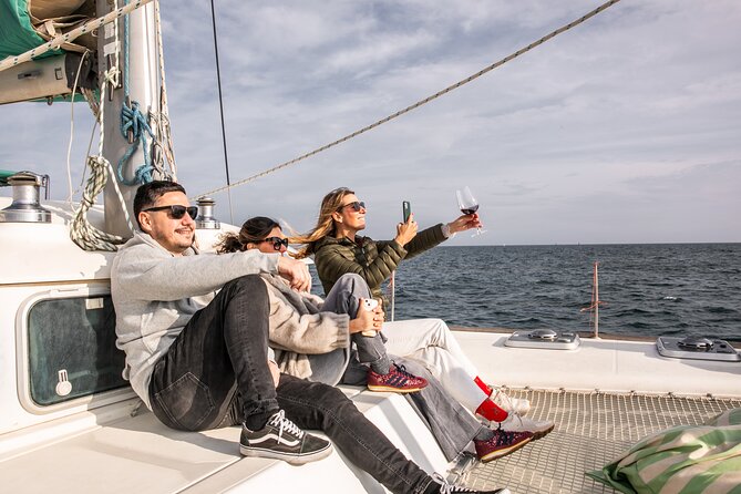 Barcelona Small Group Trip by Catamaran w Tapas, Cava and Sunset - The long Mediterranean stretch