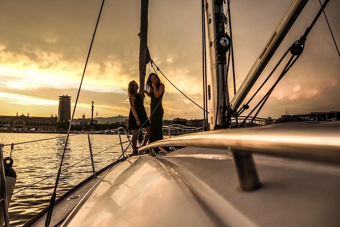 Barcelona Unique Sunset Sailing Experience with Tapas & Open Bar - Tapas, snacks, and the meaning of open bar