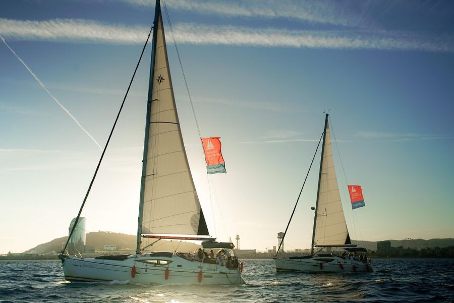 Barcelona: Unique Sunset Sailing Tour with Tapas & Open Bar - The skipper can shape the evening