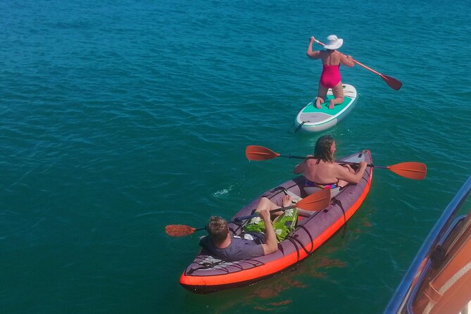 Benagil private yacht from lagos with drinks, tapas, paddle boards and kayak - What the crew adds to the experience