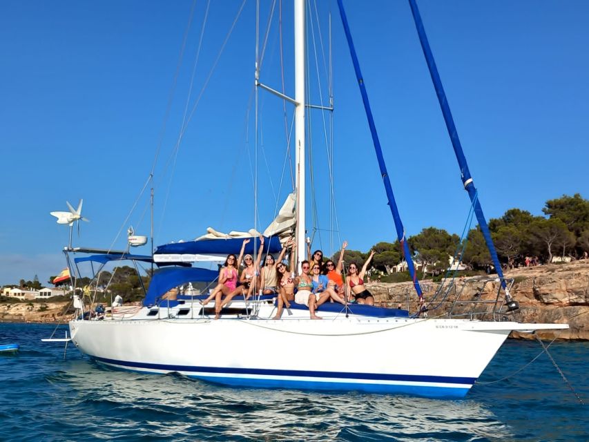 Can Pastilla: Sailboat Tour with Snorkeling, Tapas & Drinks - The first 50 minutes toward Cap Enderrocat
