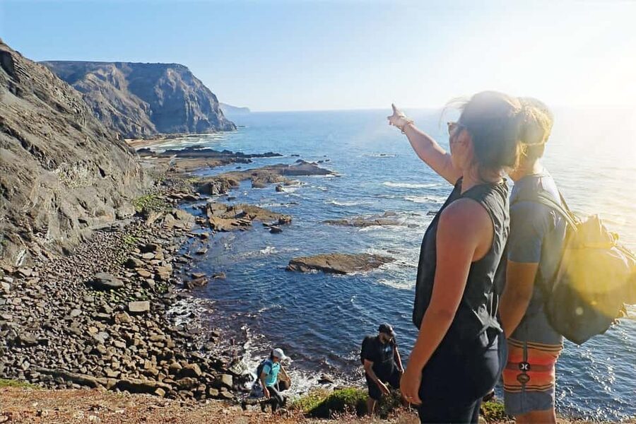 From Lagos: West Coast Hiking Adventure & Sunset Tapas - Leaving Lagos in a classic VW van