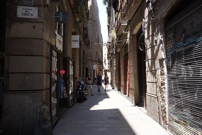 Gothic Quarter Insights & Tapas Experience - The Temple of Augustus behind Carrer Paradís