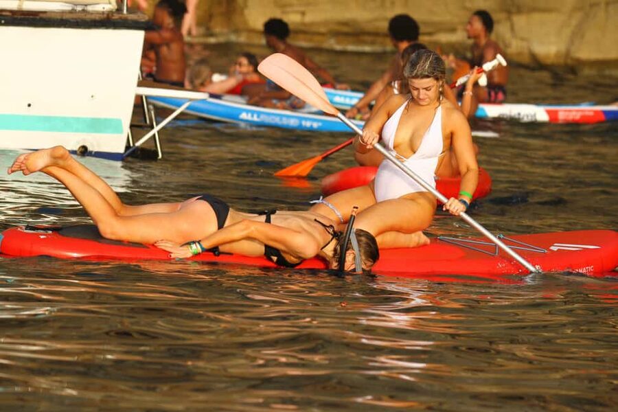 Ibiza: Sunset Boat Tour with Water Sports, Open Bar & Tapas - What the $74 price really covers