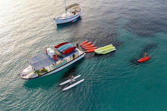 Ibiza Sunset Boat Trip Tapas and Open Bar - Es Port des Torrent: a free banana boat bonus