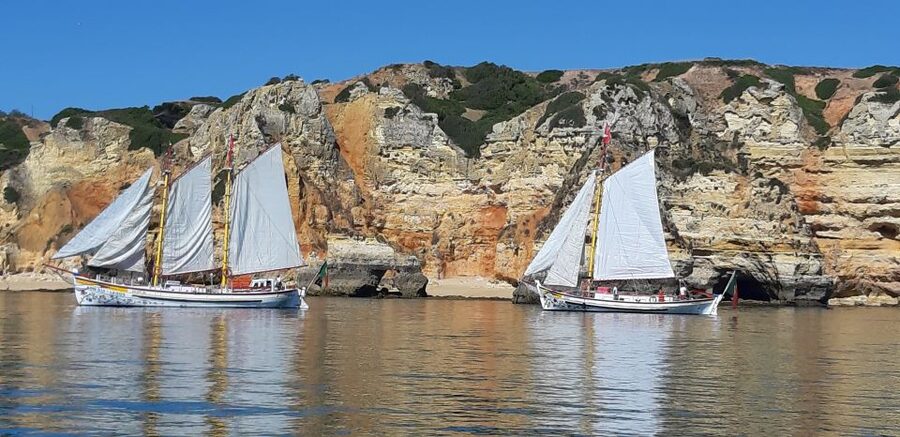 Lagos: Ponta Piedade Sail & Caves Cruise w/Portuguese Tapas - Ponta da Piedade by small boat