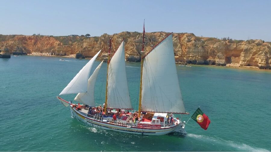 Lagos: Ponta Piedade Sail & Caves Cruise w/Portuguese Tapas - Swimming, sunbathing, and time on deck