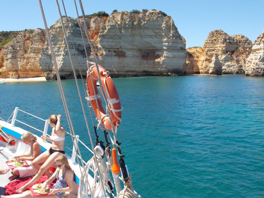 Lagos: Ponta Piedade Sail & Caves Cruise w/Portuguese Tapas - Portuguese tapas and drinks aboard