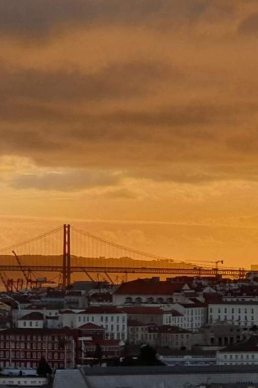 Lisbon: Private Highlights Tuk-Tuk Tour with Tapas and Wine - Miradouro de Santa Luzia and Lisbon’s hillside views