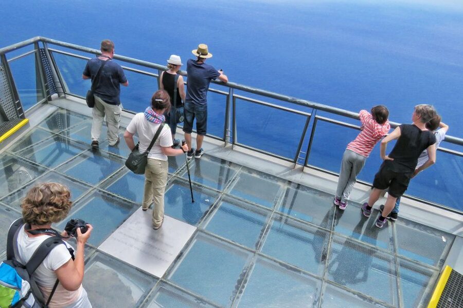 Madeira: Wine & Tapas, Cabo Girão Skywalk 4x4 Jeep Adventure - Chão dos Louros and São Vicente