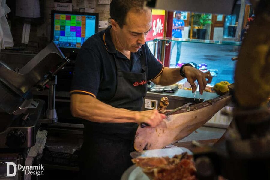 Madrid: Guided Food Tour with Authentic Tapas & Delicacies - Stop three: Madrid’s calamari sandwich