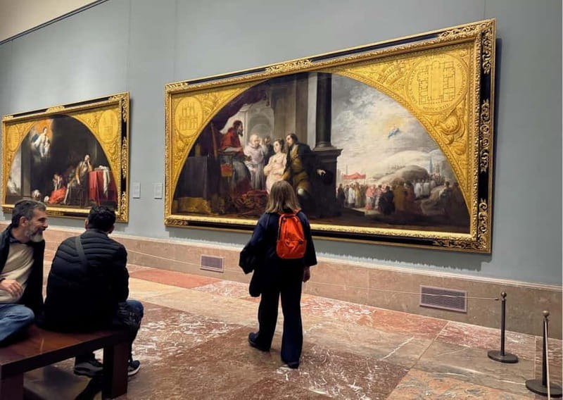 Madrid: Prado Museum and Tapas & Wine Tour with Local Guide - Meeting at Plaza de San Miguel