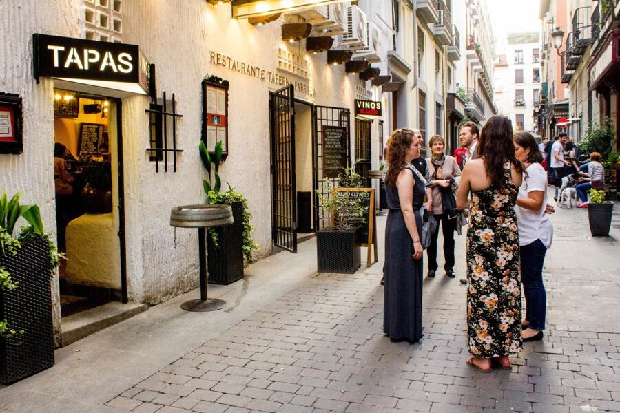 Madrid: Tapas & Wine Tasting Tour with Local Guide - Walking, timing, and who should book