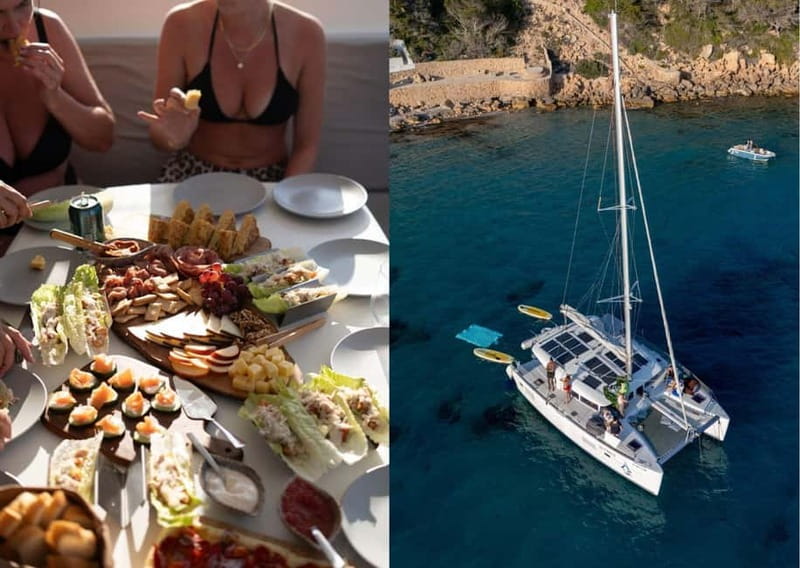 Mallorca: Catamaran Boat Tour with Tapas - Cruising toward the Malgrats Islands