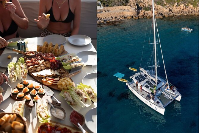 Mallorca Catamaran Tour with Tapas - small group - - The coastal cruise and Cala Fornells option