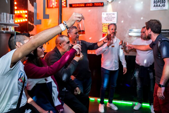 Nightlife Tour Drinks Tapas and Party Experience in Madrid - Tapas and drinks give the night its purpose