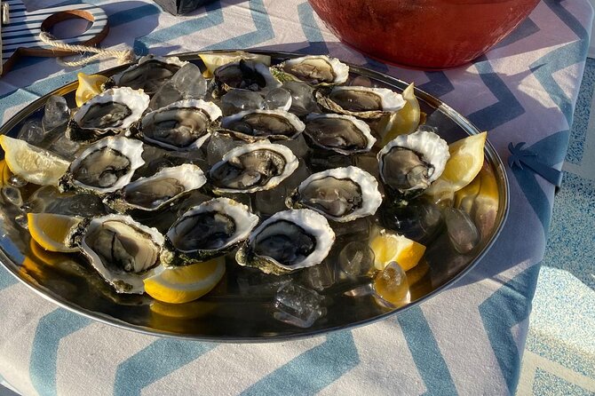 Olhão: Private Boat Tour, at Sunset with Oysters/Tapas and Drinks - A boat built for a long evening