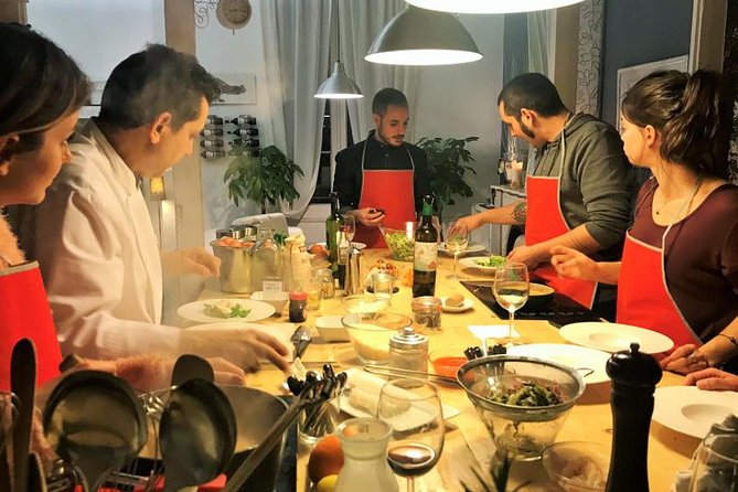 Paella & Tapas Cooking Class in Barcelona - From market samples to the Just Royal BCN kitchen