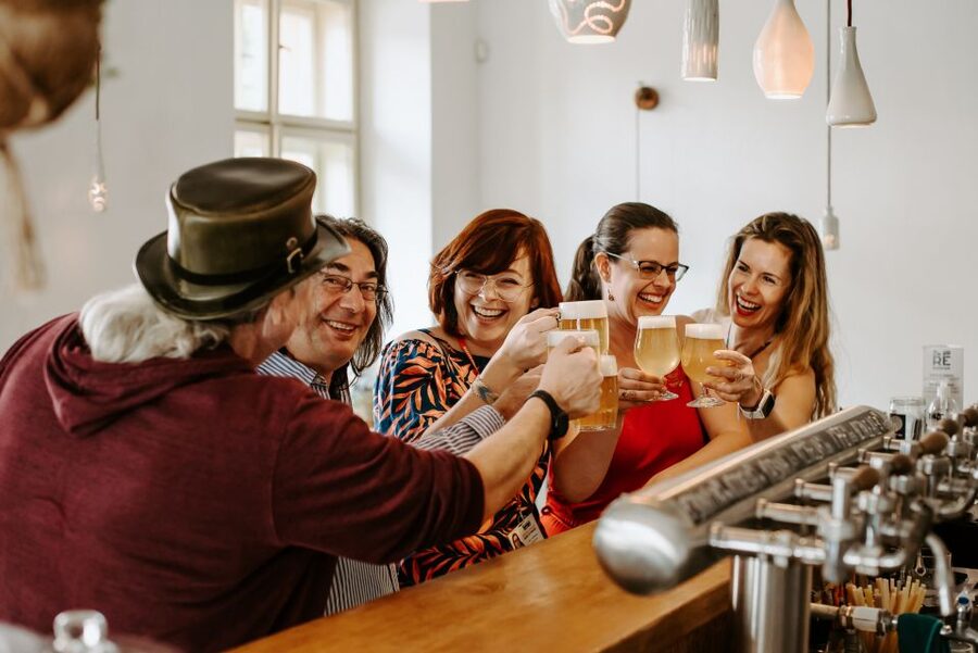 Prague: 3.5 h Private Czech Beers & Tapas Tour - New Town beer and tapas stop