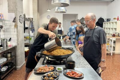 Real Paella Cooking Class – Market Visit & Sangría Workshop
