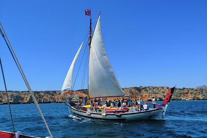 Sail, Swim & Tapas - Leaving Marina de Lagos on a traditional sailing ship