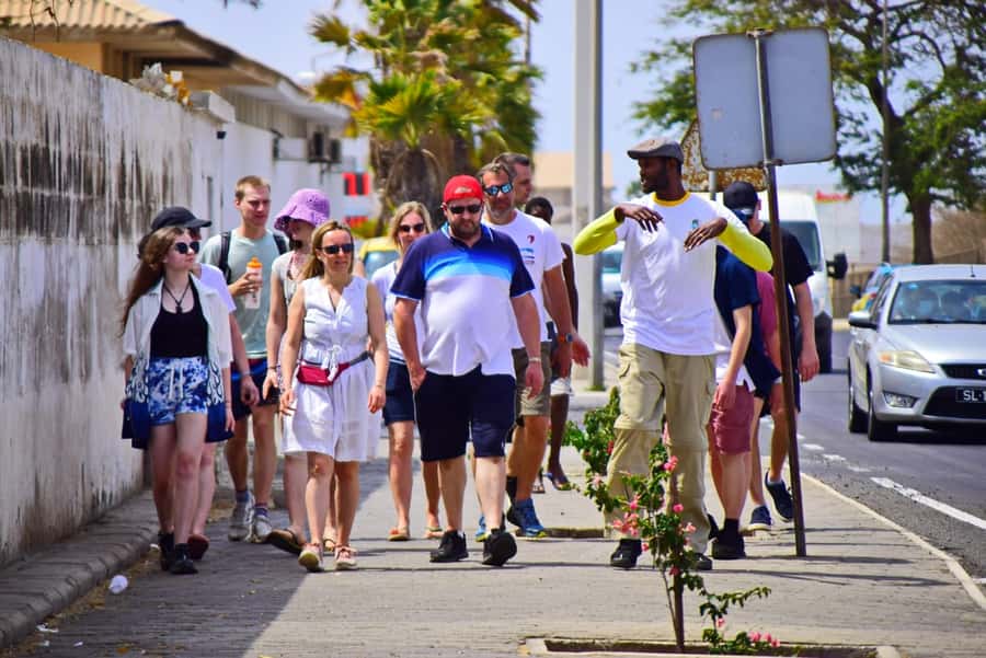 Sal: Espargos City Tour, Local Life, and Cape Verde Tapas - Walking through historic Espargos and its street art