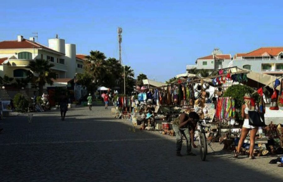 Sal island: Santa Maria city tour, street art and tapas - Santa Maria’s beach and the resort town around it