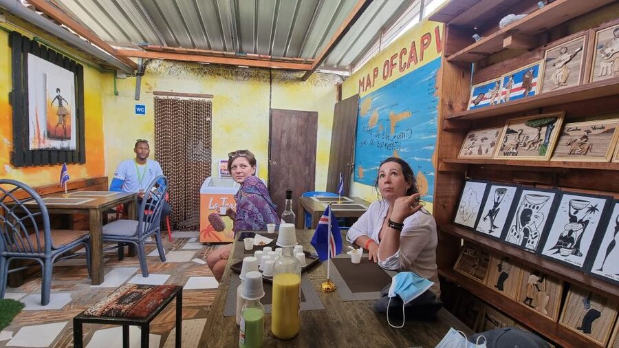 Sal island: Santa Maria city tour, street art and tapas - Cape Verdean flavors at a local restaurant