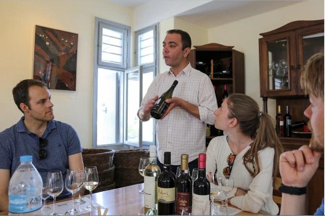 Santorini Wine Adventure with 12 Wine Tastings, Tapas and Sunset - Santo Wines and the Best View of the Day