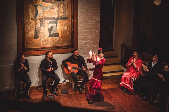 Seville Private Tapas & Wine Experience with Flamenco Show - Regional wine paired with small plates