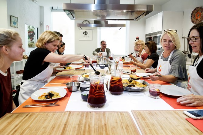 Spanish Cooking Class Paella Tapas and Sangria in Madrid - The Chefs Make a Big Difference