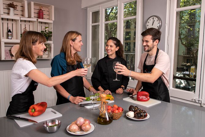 Spanish Tapas Workshop: Boqueria Tour & Rambla Views - Meeting the chef at La Rambla 58