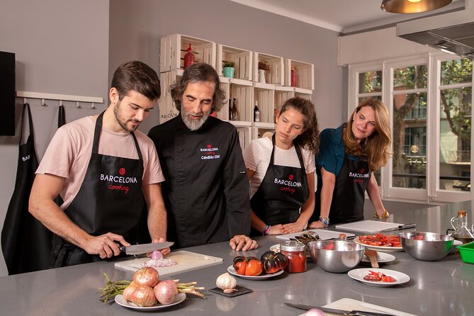 Spanish Tapas Workshop: Boqueria Tour & Rambla Views - La Boqueria: shopping before cooking