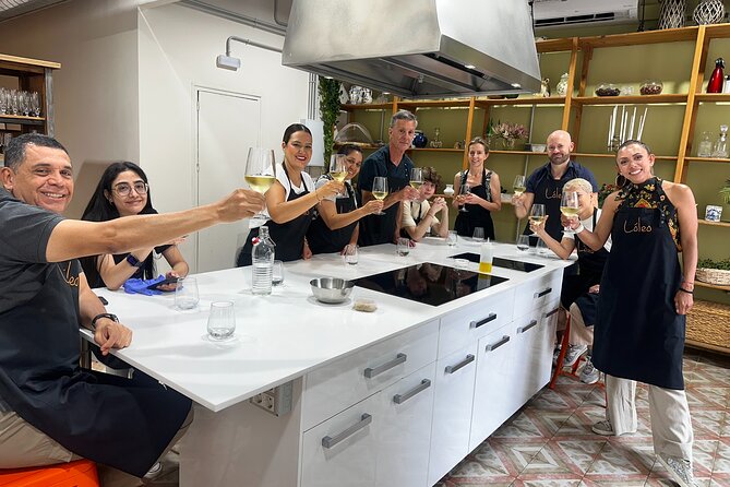 Tapas & Paella Cooking Class in Madrid with a Professional Chef - Ajoarriero-style cod finishes the cooking