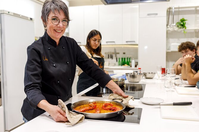 Tapas & Paella Cooking Class in Madrid with a Professional Chef - Russian salad starts the meal