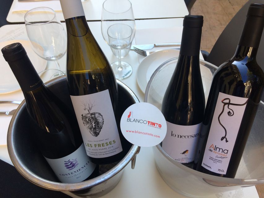 Valencia Wine Tasting and Tapas Experience - Four wines from three Valencian wine areas